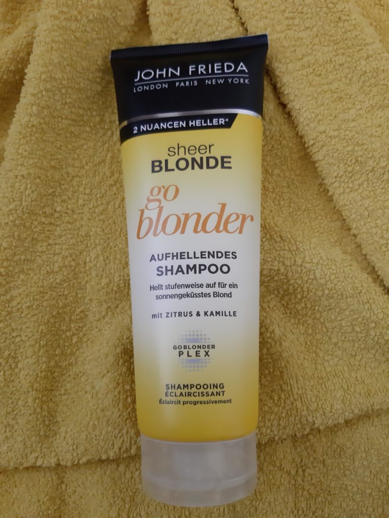 john frieda go blonder aufhellendes shampoo