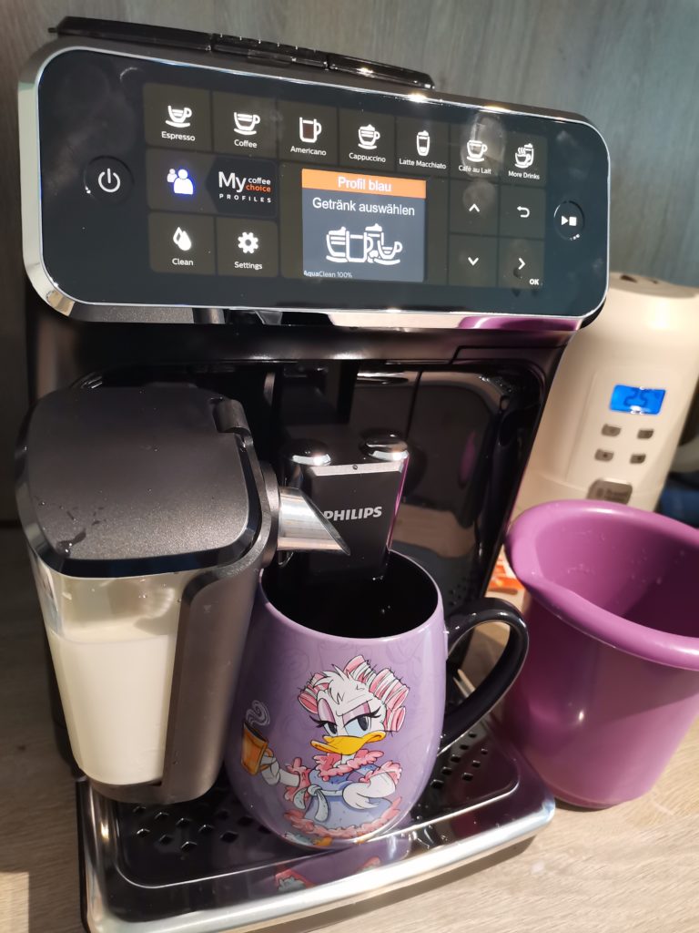 Philips latte to go erste Versuche