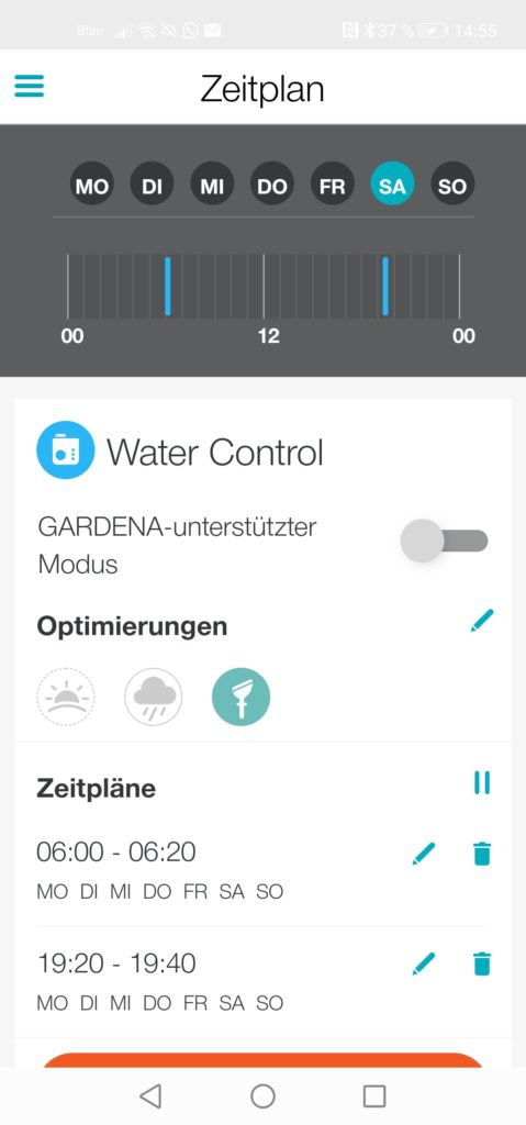 Water Control Gardena