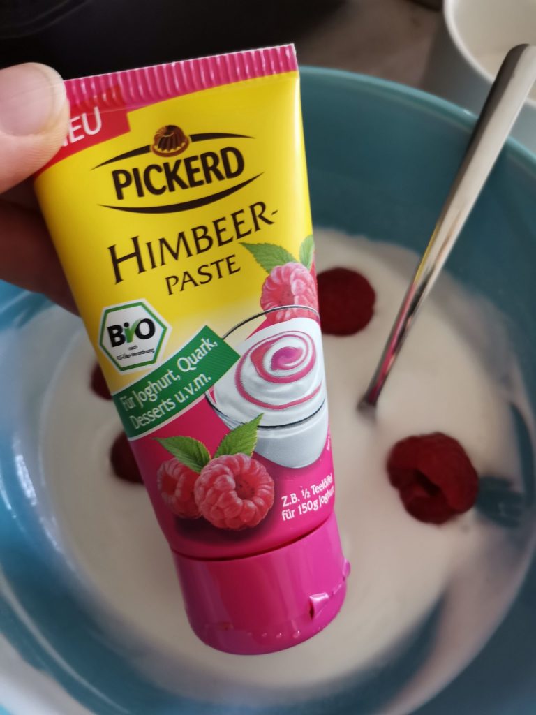 Neu Pickerd Himbeer-Paste für Jogurt