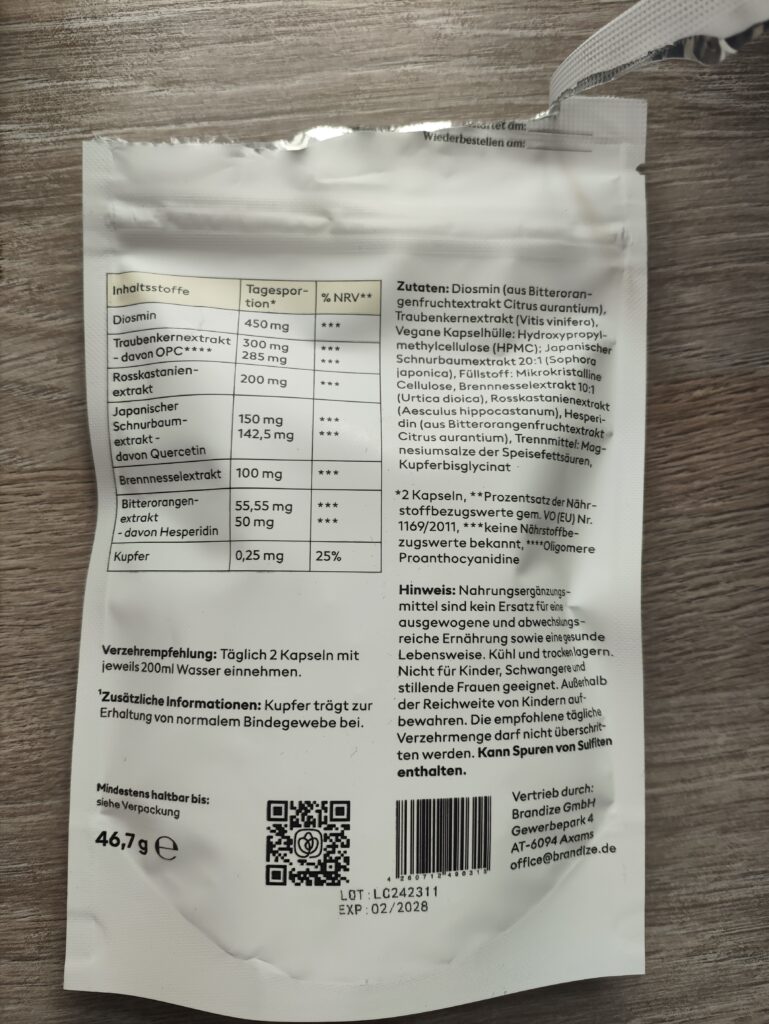 Verpackungshinweise