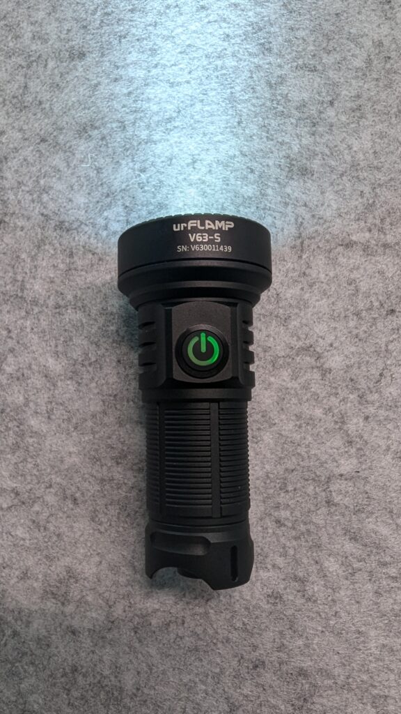 urFlamp V63-S eingeschaltet