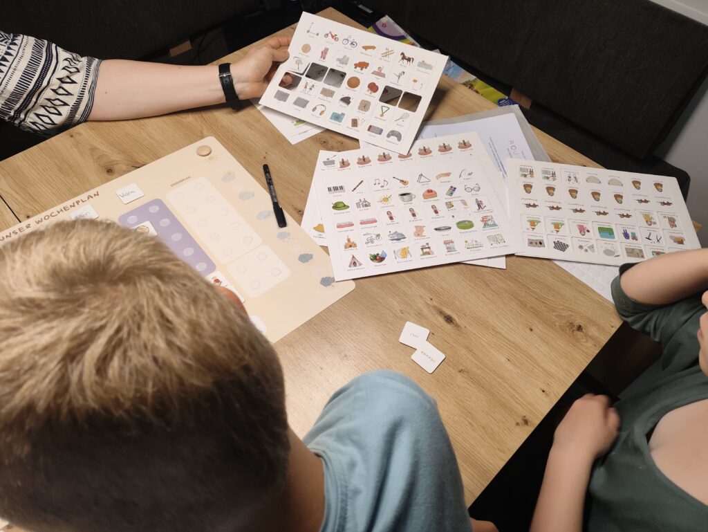 Routinchen Familienkalender Vorbereitung