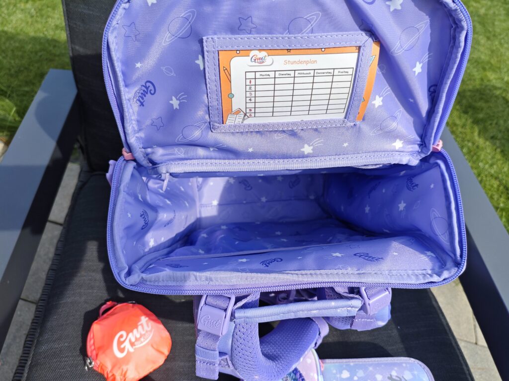 Platz für alle Schulsachen