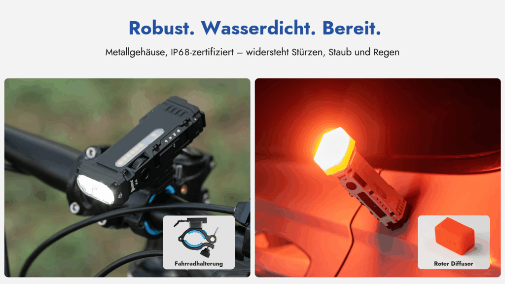 Zubehör zur Wuben X4 Taschenlampe