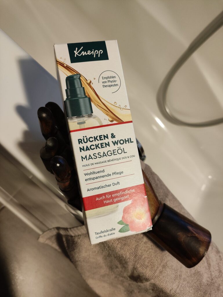 Rücken Nacken wohl Massageöl Kneipp natürlich