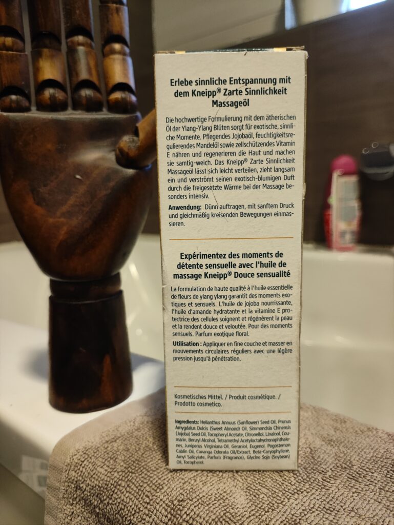 Kneipp Massageöl Zarte Sinnlichkeit