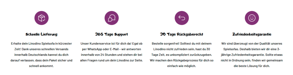 Garantien für Kunden