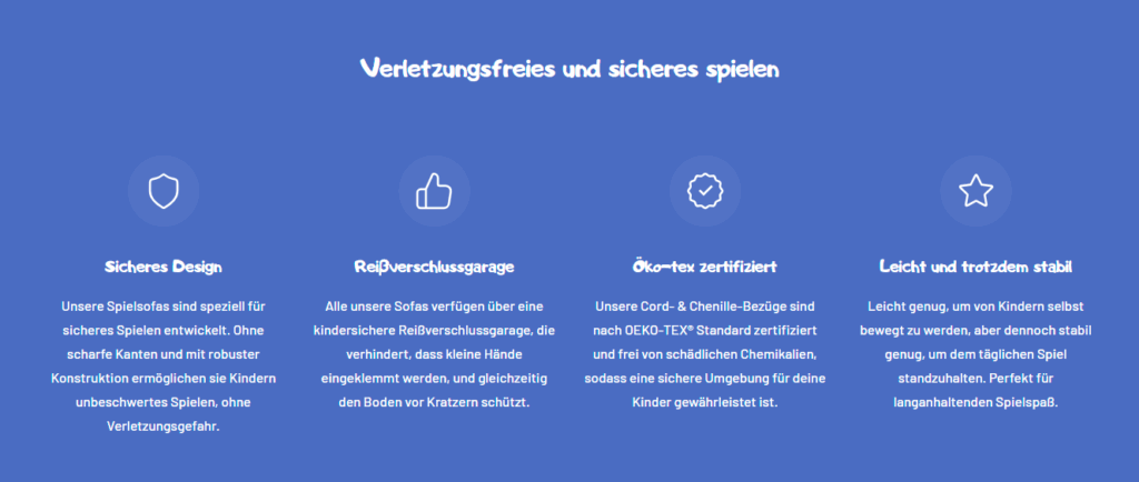 Sicherheit für Kinder