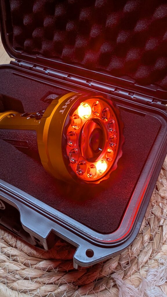 2 LEDs für Rotlicht