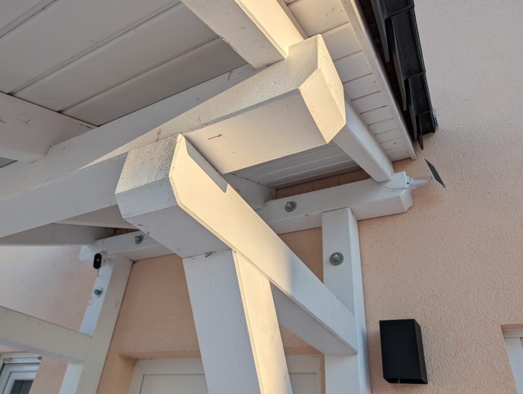 Kamera und Solarpanel getrennt