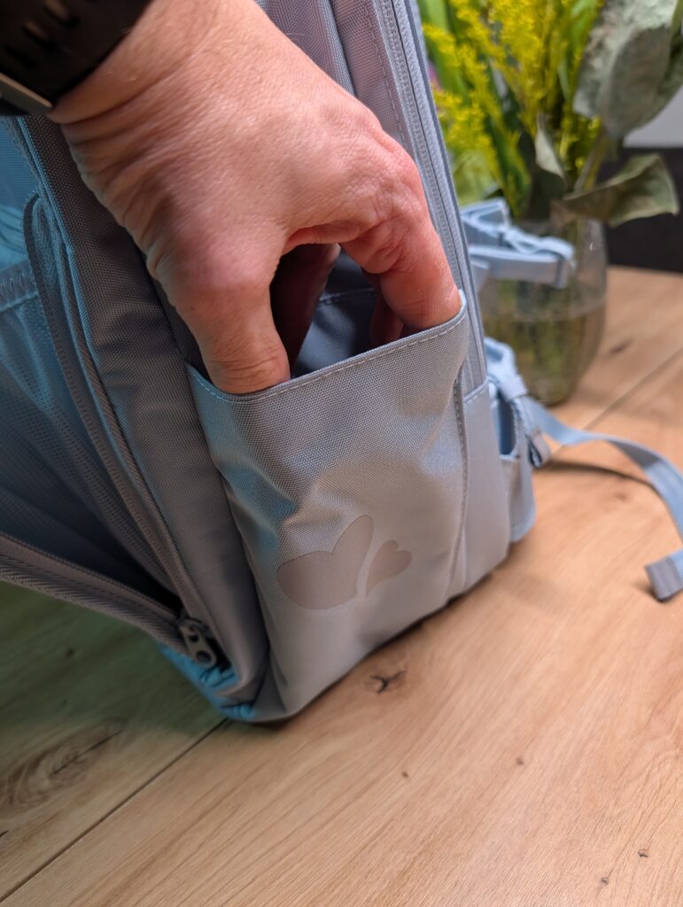 Seitentasche am Ranzen