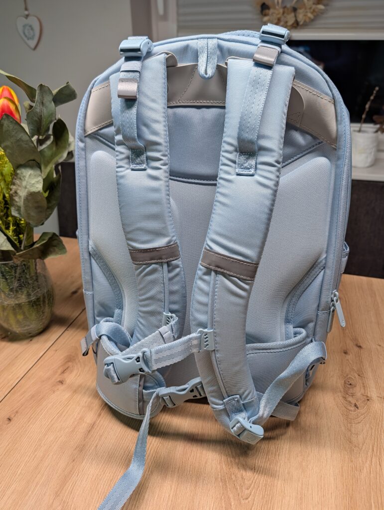 Rückenschutz und S-förmige Gurte am GMT TRENDPRO