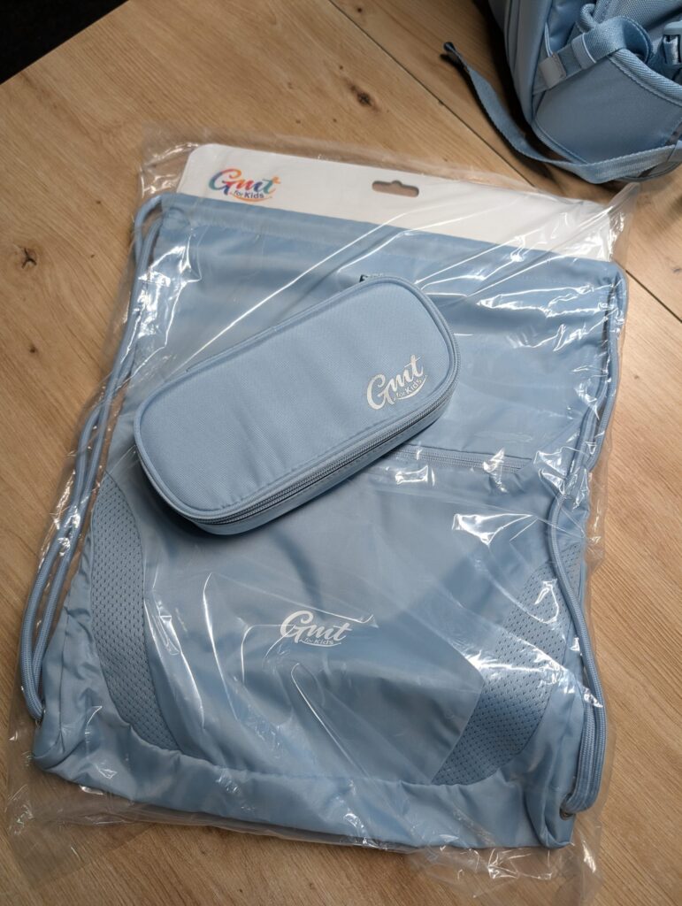 Schlampermäppchen und Sportbeutel