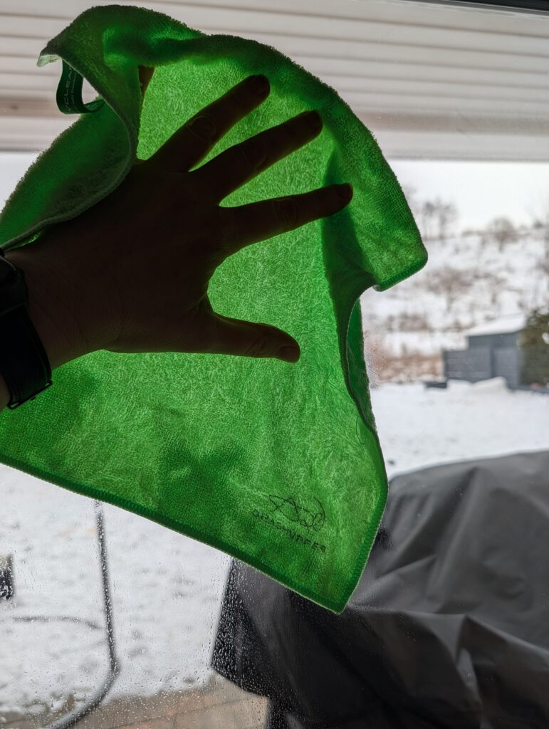 Reinigungstuch Bambus Grashüpfer