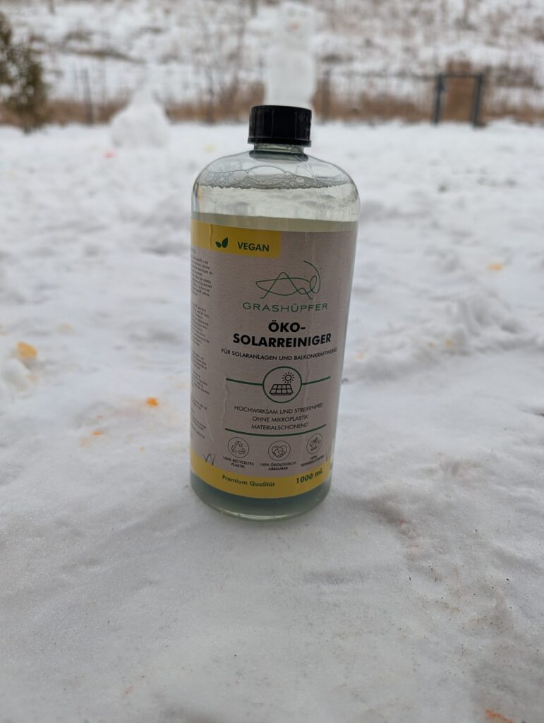 Solarreiniger Grashüpfer ökologisch