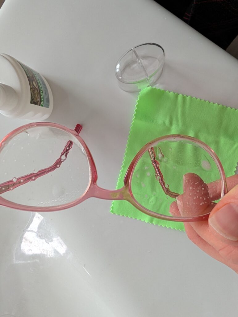 Brillenreinigungsset Grashüpfer