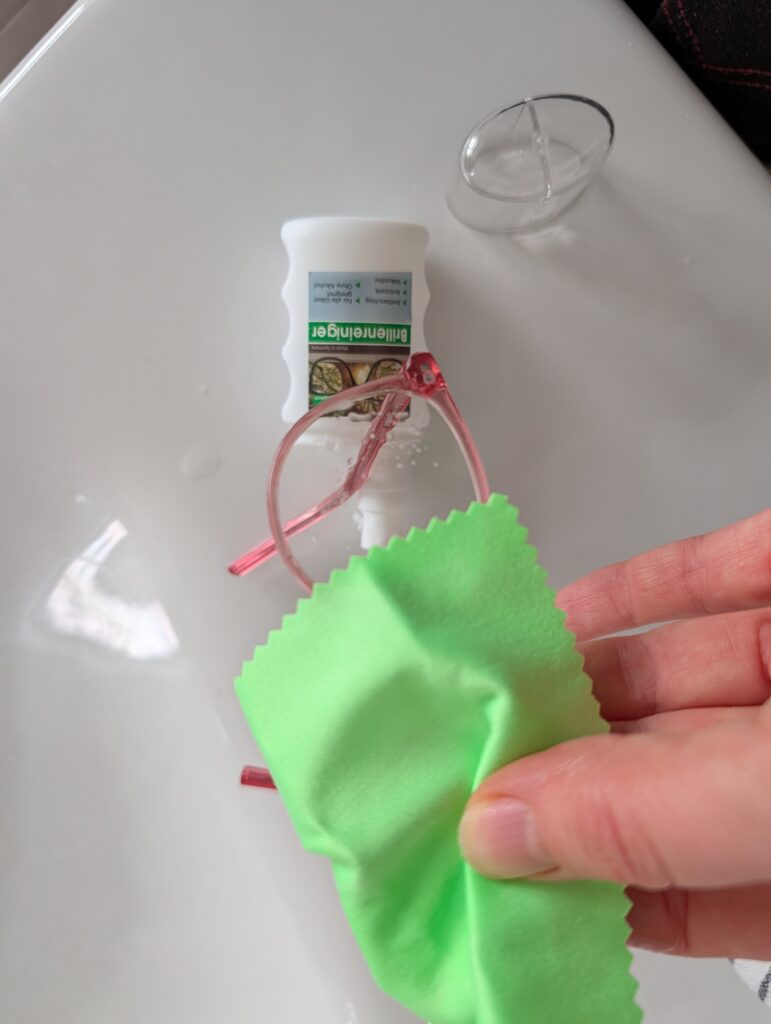 Brillenreinigungsset Grashüpfer