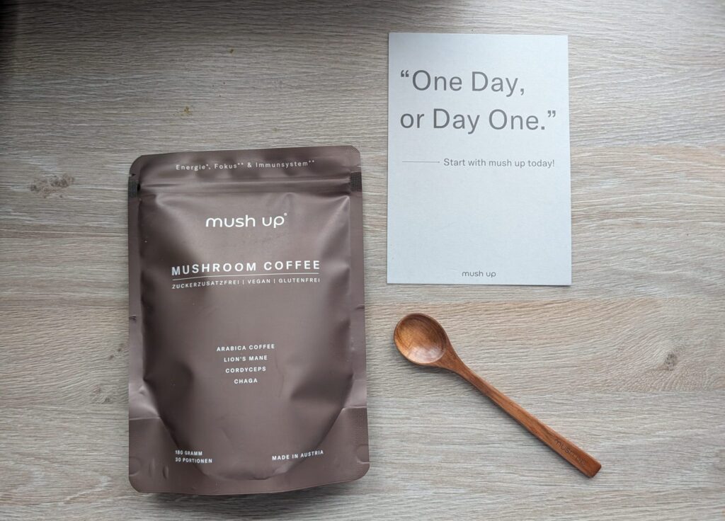 Mushroom Coffee Test mush up