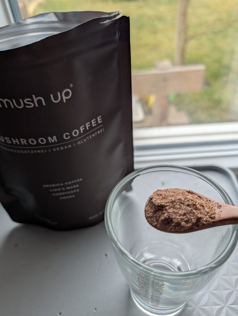 Mushroom coffe im Test Pulver