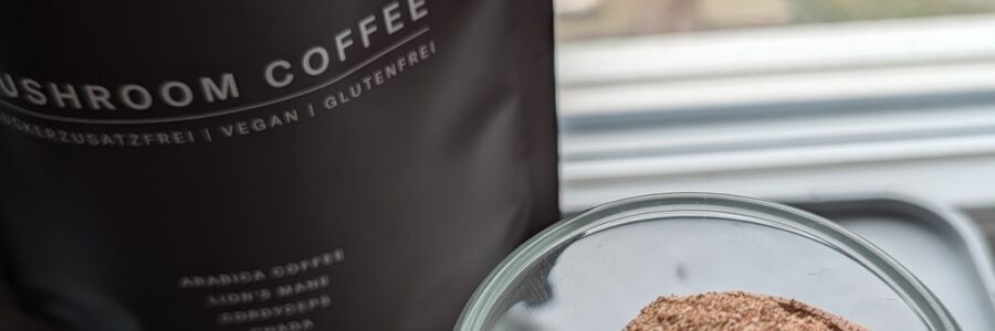 Mushroom coffe im Test Pulver