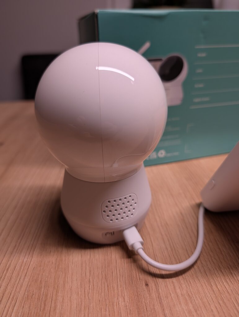 Rückseite der Kamera