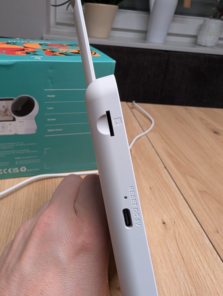 Seitenansicht der Elterneinheit