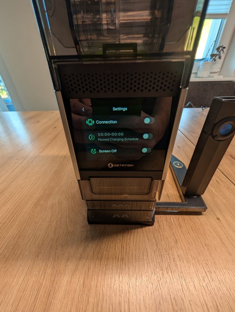 Optionen im Display