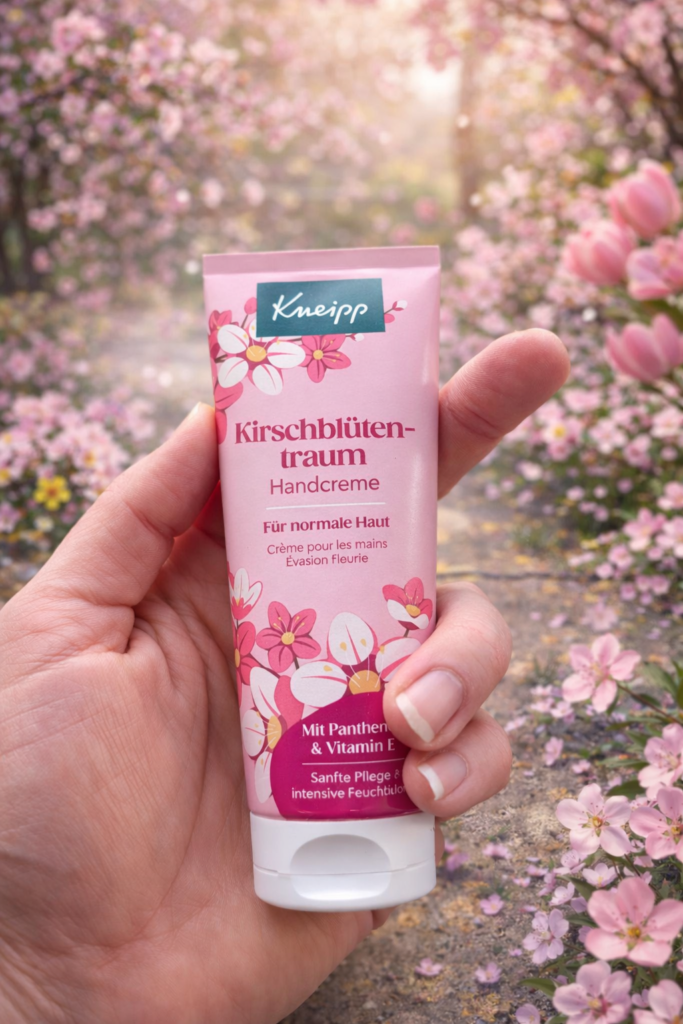 Handcreme Kirschblüten Kneipp Frühlingsneuheiten