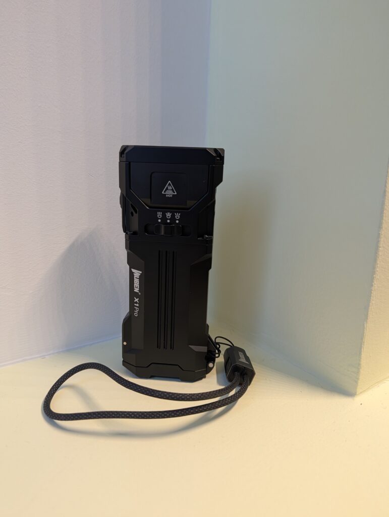 Frontansicht Taschenlampe