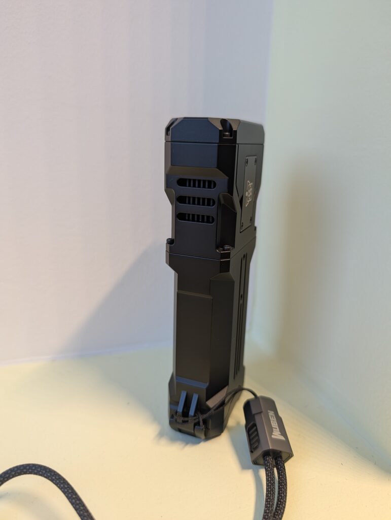 Seitenansicht Taschenlampe