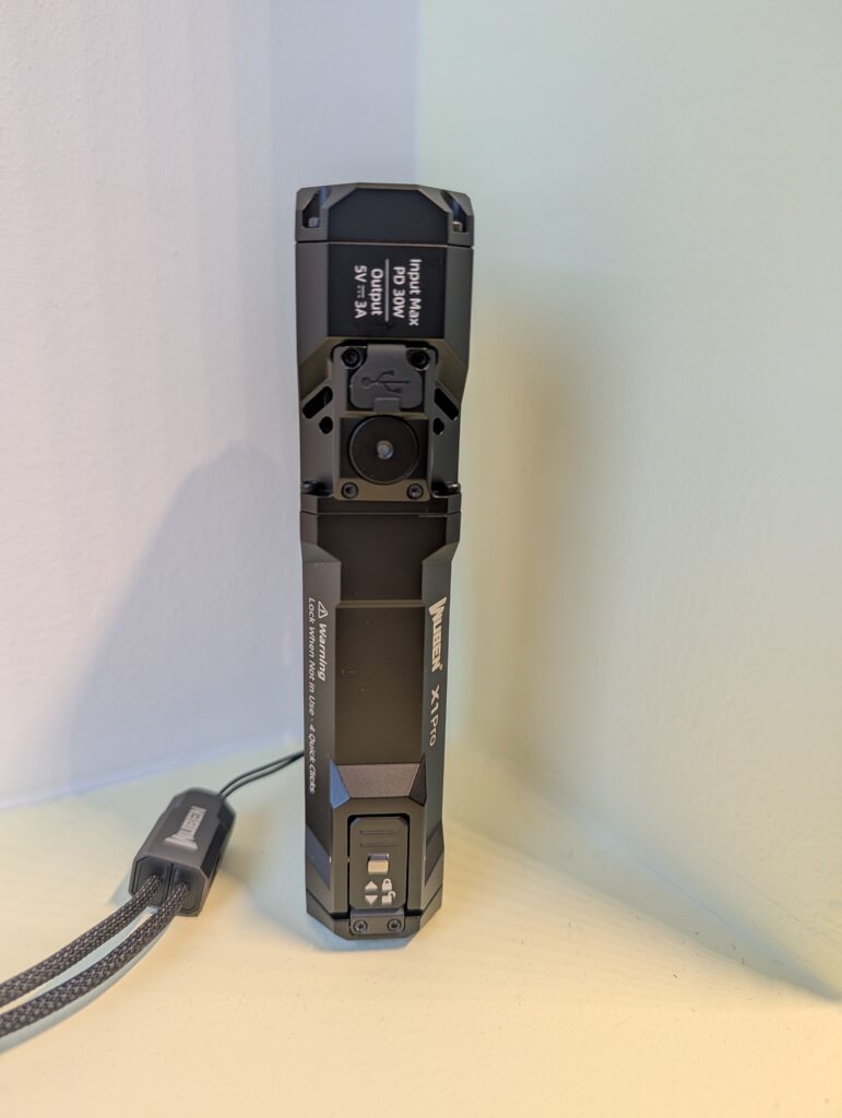 Bedienelemente Seitenansicht