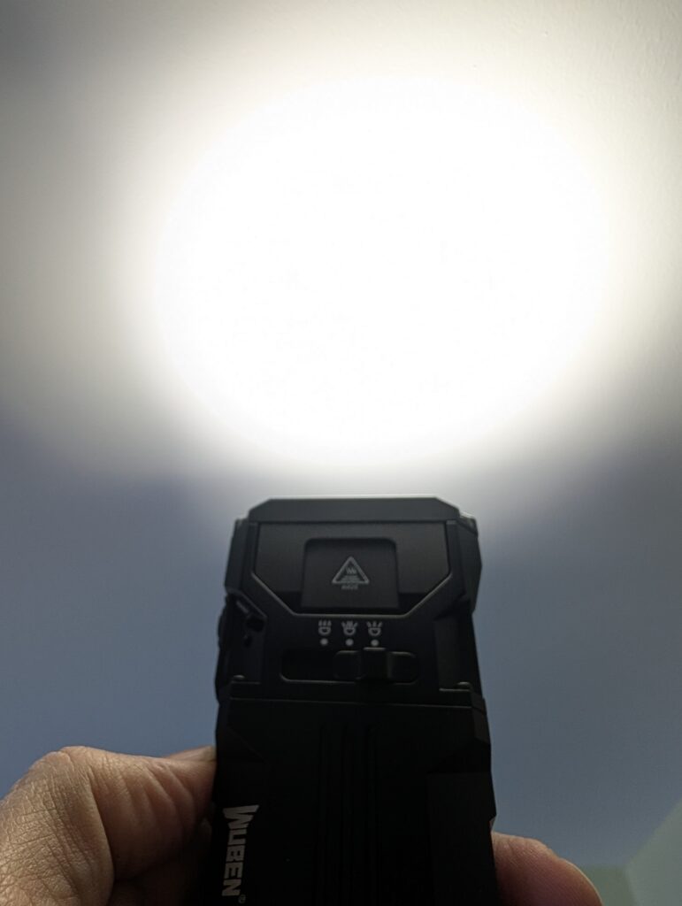 Wuben X1 Pro Flutlicht