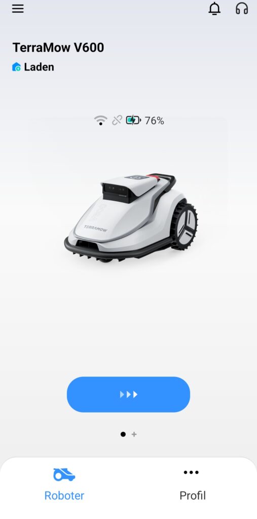 Einrichtung des V600 starten