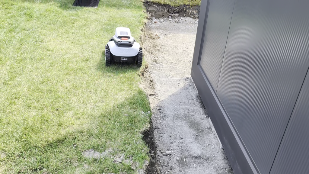 Edge cutting nah am Abgrund