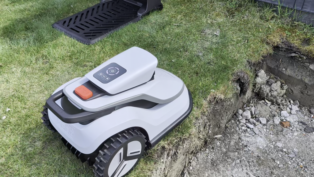 Mähen entlang der Kanten