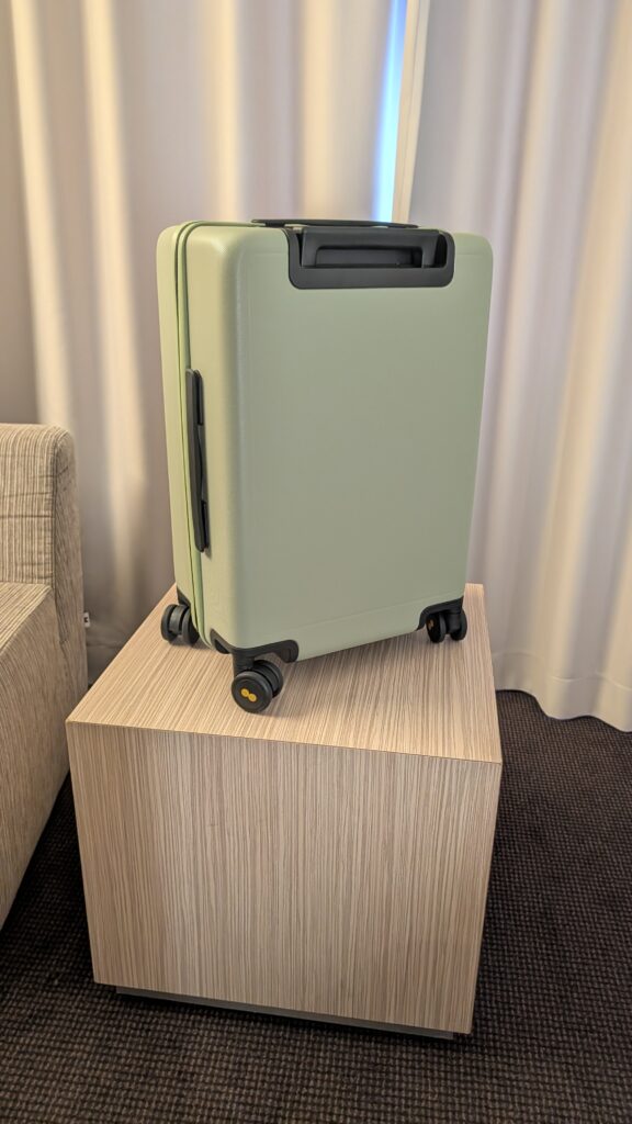 All-in-One Set für deinen Städtetrip der Olivegrüne Koffer