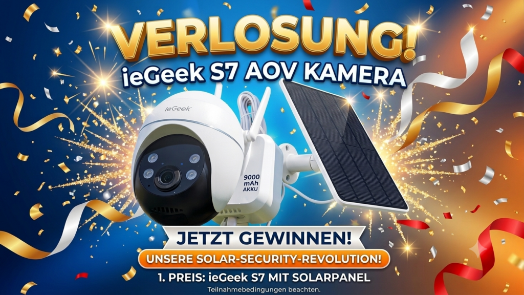 Gewinnspiel S7 Überwachungskamera von ieGeek