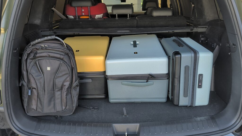 Ich war gut in Tetris, alle Koffer sind im Auto