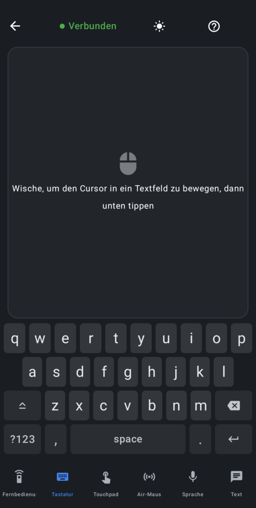Tastatur zur einfachen Eingabe von Wörtern