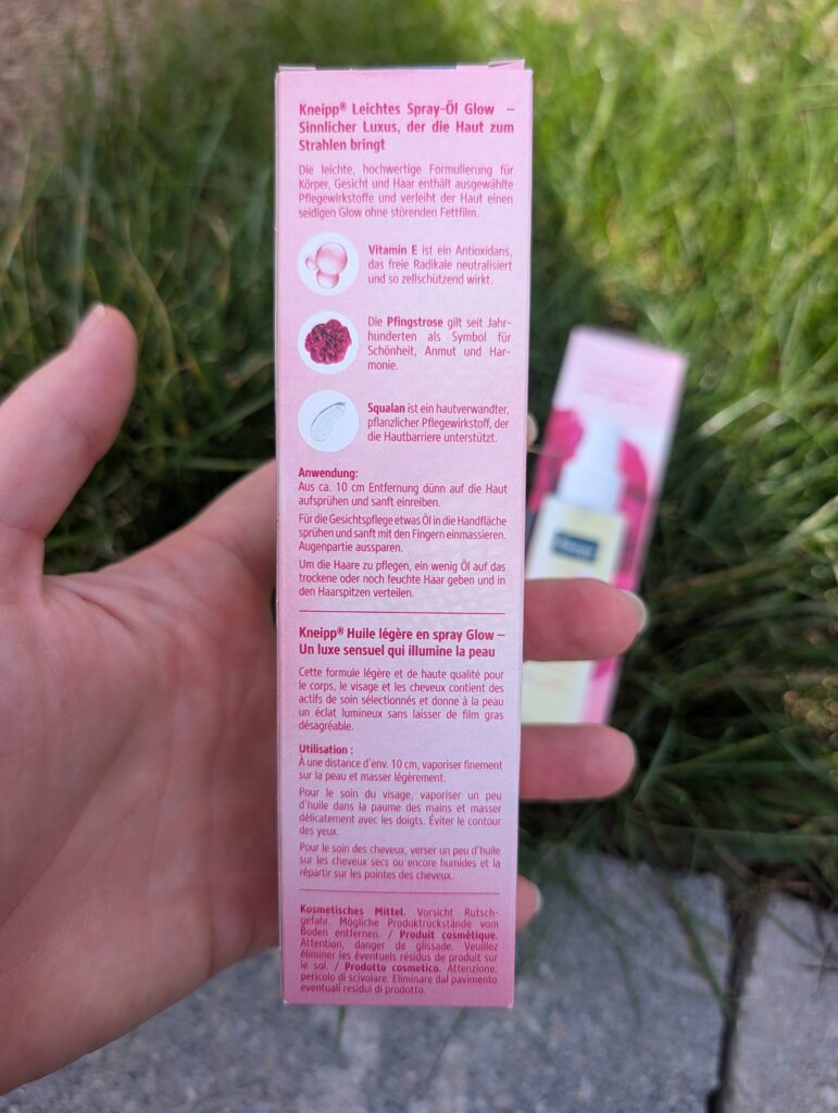 Glow Spray Öl Kneipp