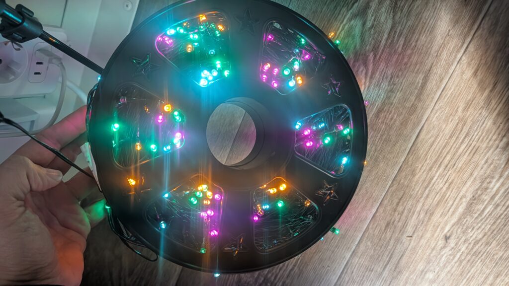 Lichttest im Inneren