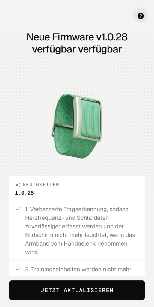 Verbinden des LunaBand mit deinem Smartphone